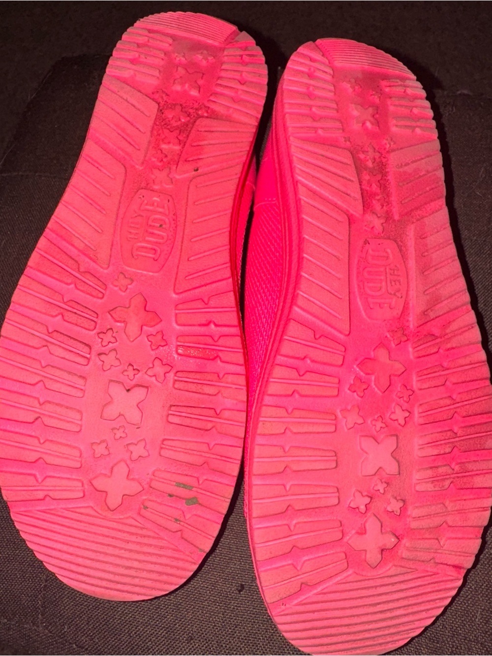 Hey Dude Women's Wendy Funk Mono Slip-On Shoes in Electric Pink - Picture 4 of 5